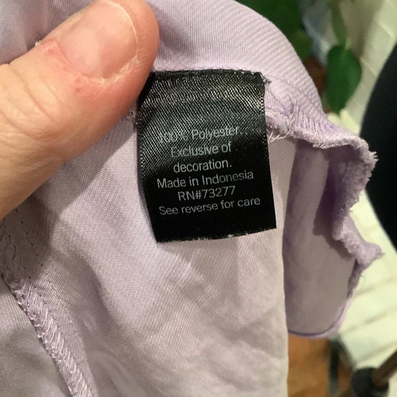#179 Gorgeous Simply Vera Wang Lilac Fit and Flare Dress Size Medium - Picture 10 of 10